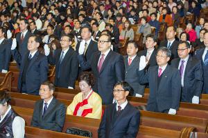  주일 목사 안수, 장로 장립, 안수집사 임직예배