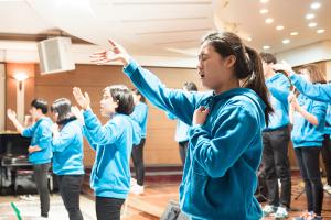  고등부(한소리) 동계수련회 찬양기도회