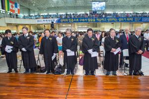  하계대성회 넷째날 오전(새벽예배, 평강의 날, 장로장립식)