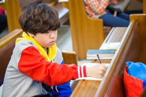  주일예배(부활절)  소년부