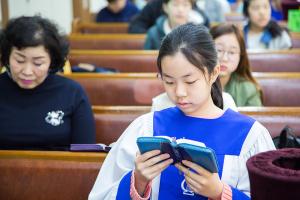  주일예배(부활절)  소년부