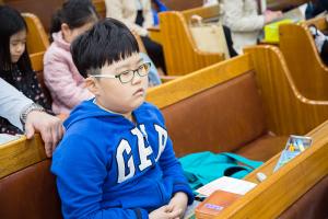  주일예배(부활절)  소년부