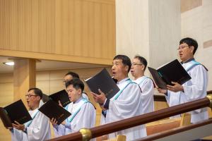  수요예배 '수능 안수식'