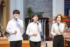  수요예배 '수능 안수식'