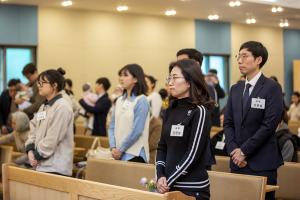  주일 부활절 세례예식