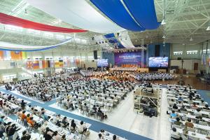  하계수련회 셋째날 평강의 날 및 구속사 시리즈 제9권 영문판 일어판 출판 감사예배